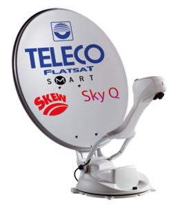 Teleco Sky Q + IntelSat 85cm Twin Auto Skew