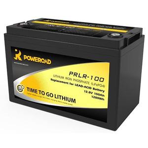 Poweroad "Base" 100Ah Lithium Leisure Battery - Low-Case