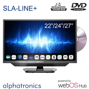 Maxview SLA-Line+ Smart HD TV, DVD And Sound Bar - 12v 240v